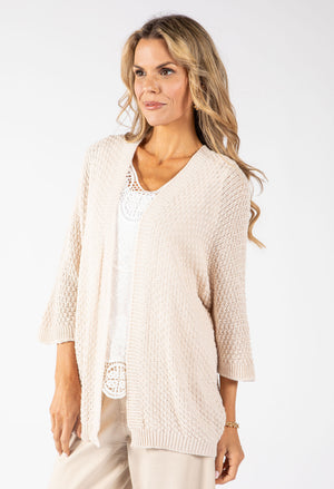 Open Front Knit Cardigan