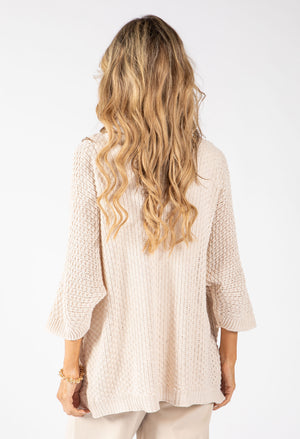 Open Front Knit Cardigan