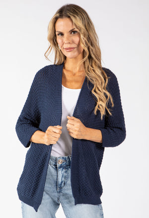 Open Front Knit Cardigan