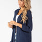 Open Front Knit Cardigan
