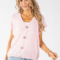 Gold Button Knitted Vest