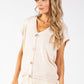 Gold Button Knitted Vest