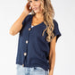 Gold Button Knitted Vest
