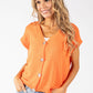 Gold Button Knitted Vest