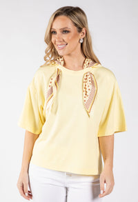 Polka Dot Scarf Top