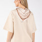 Polka Dot Scarf Top