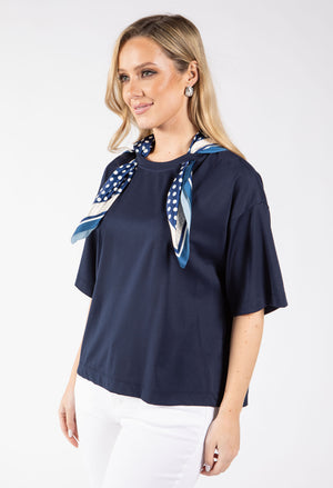 Polka Dot Scarf Top
