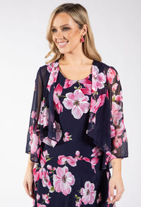 2 Piece Floral Midi Dress