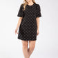 Oriental Style Polka Dot Dress