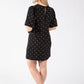Oriental Style Polka Dot Dress