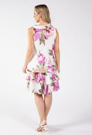 Sleeveless Floral Shift Dress
