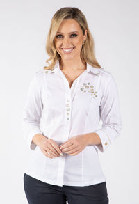 Velta Button Detail Shirt
