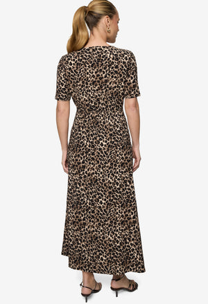 Leopard Print Maxi Dress