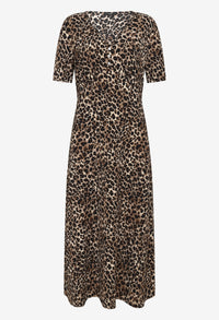 Leopard Print Maxi Dress