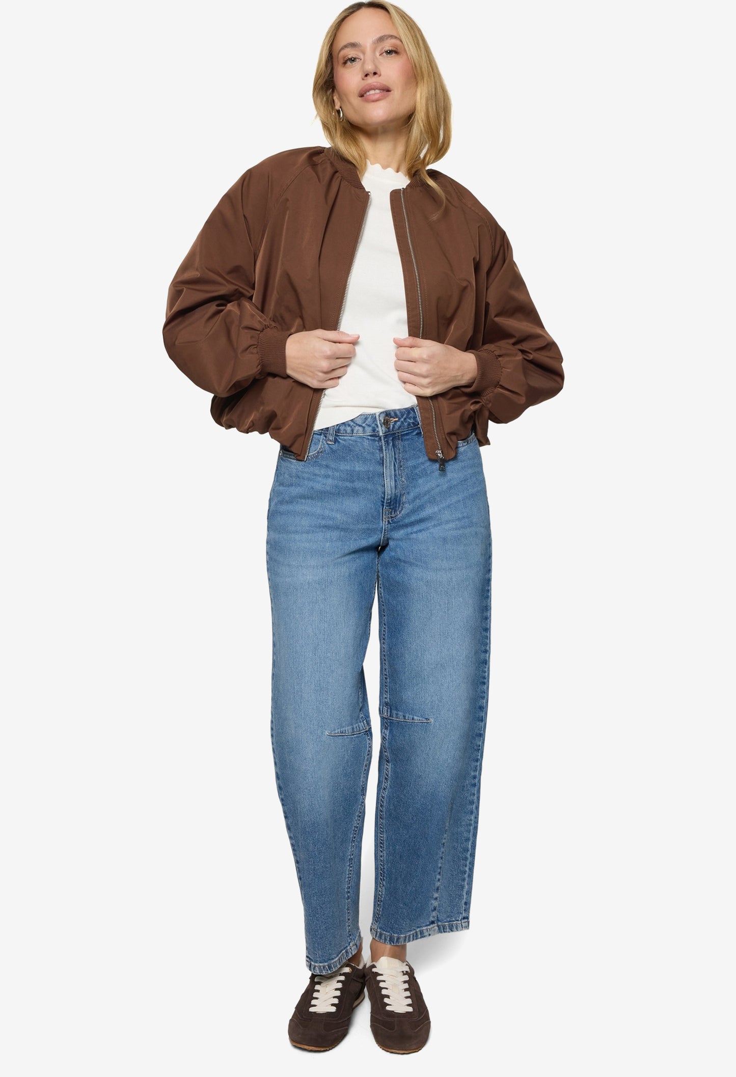 Relaxed Fit Bomber Jacket