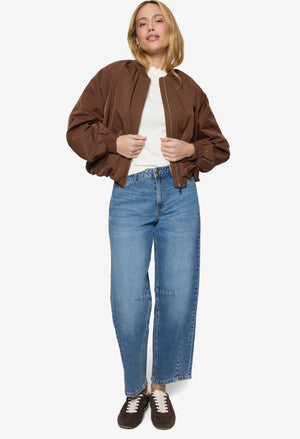 Relaxed Fit Bomber Jacket