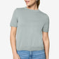 Scalloped Neck Knit Top