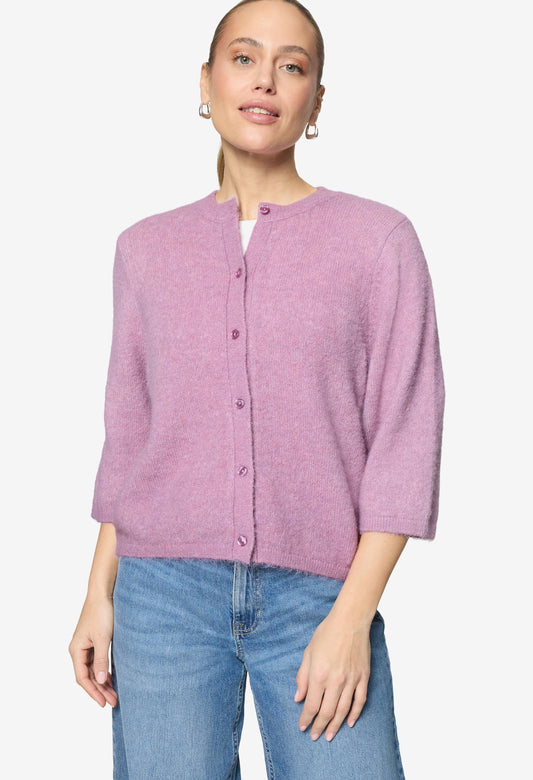 3/4 Sleeve Knit Cardigan