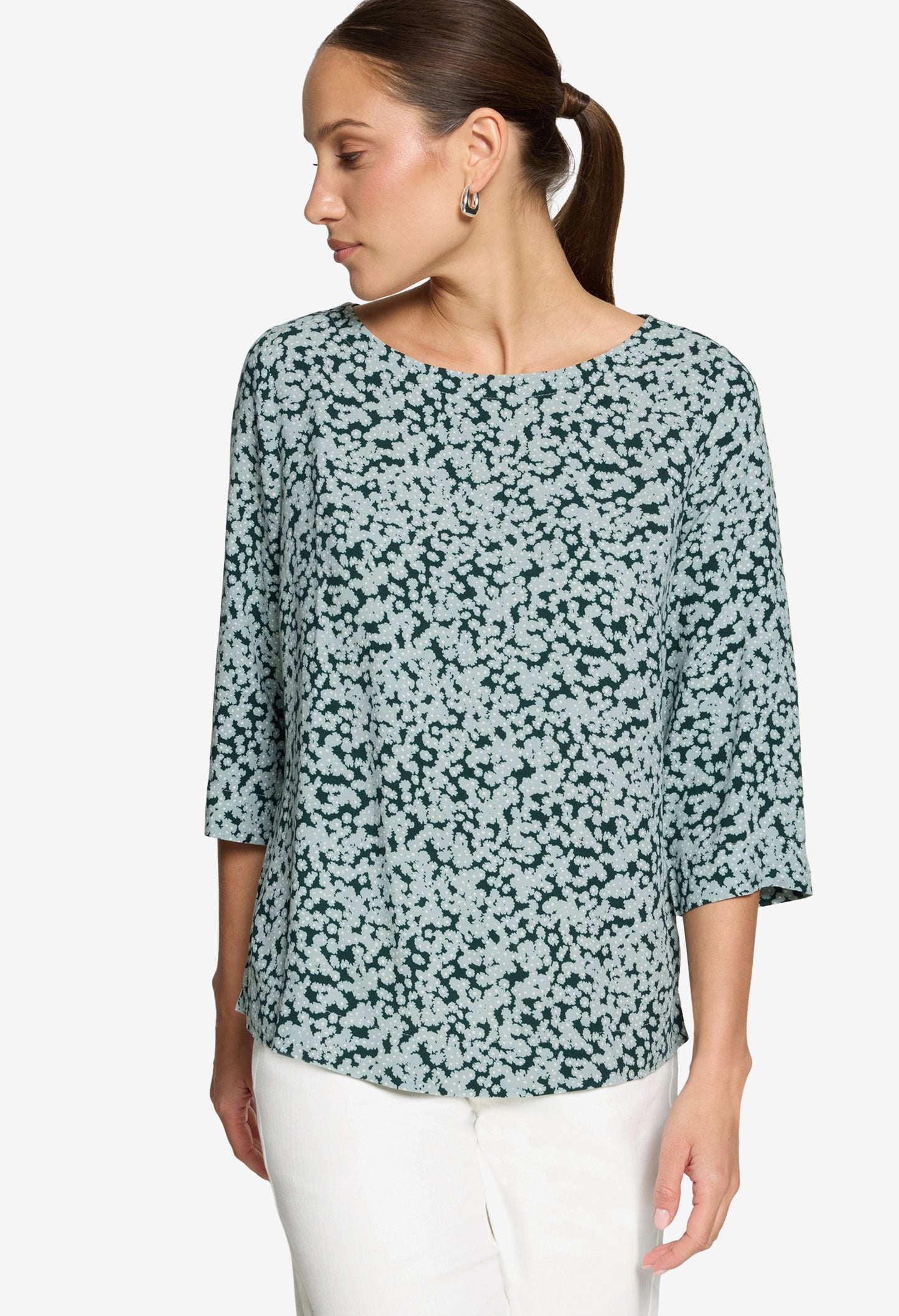 Ditsy Print Blouse