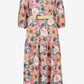 Floral Belted Midi Dress