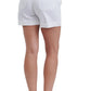 "Ab"solution® High Rise Denim Frayed Cuff Shorts