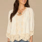 Open Front Crochet Cropped Woven Jacket