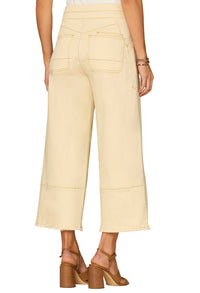 "Ab"solution® Skyrise Cropped Wide Leg Jeans
