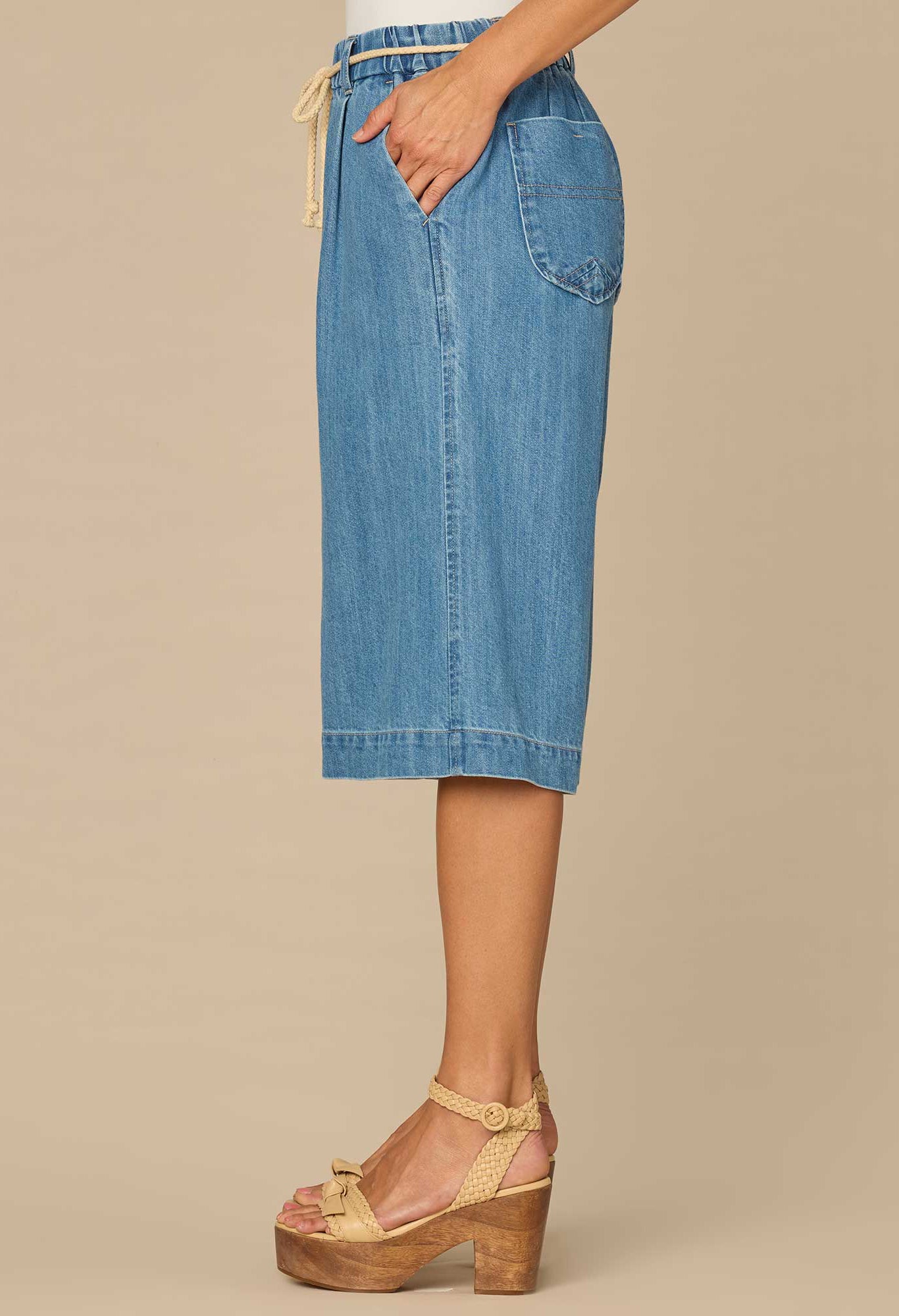 "Ab"leisure Skyrise Relaxed Bermuda Shorts