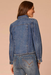 Long Sleeve Button Up Denim Jacket