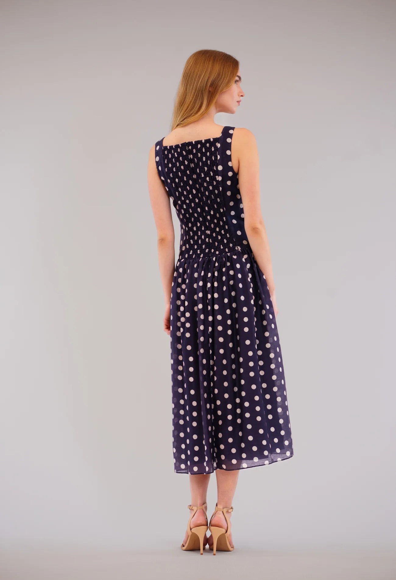 Polka Dot Midi Dress