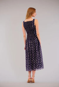 Polka Dot Midi Dress
