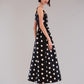 Polka Dot Bow Detail Midi Dress