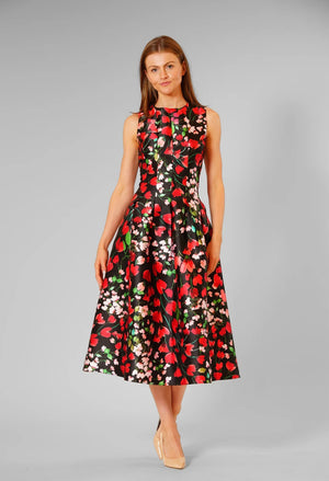 Floral midi dress