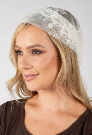 Floral Lace Scarf