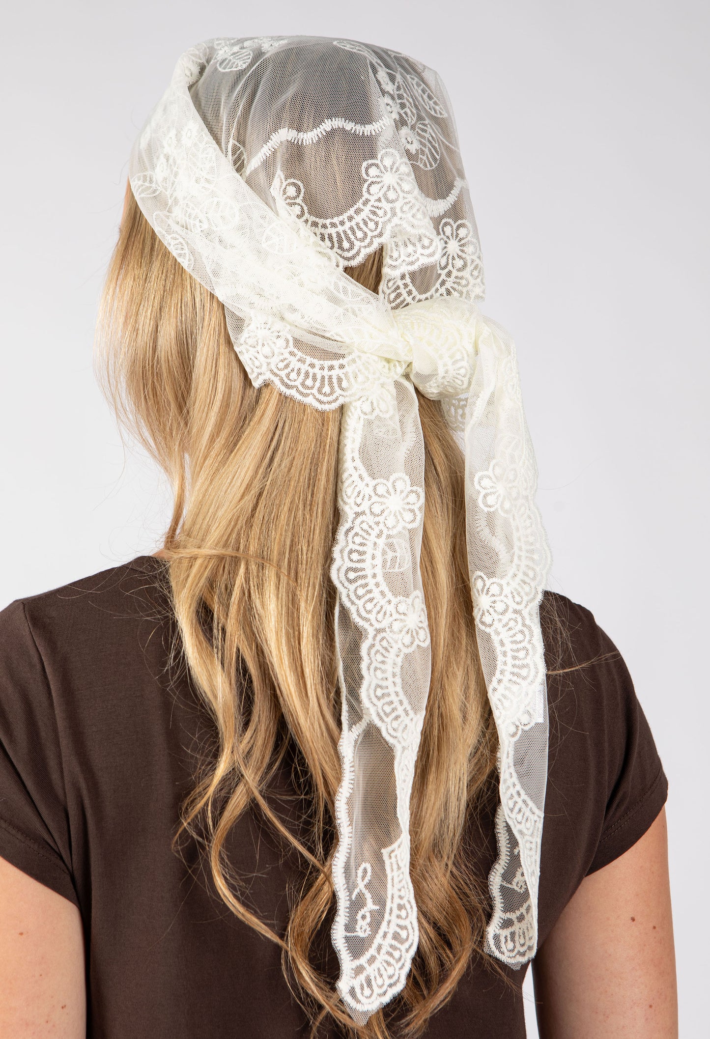 Floral Lace Scarf