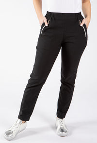 Relaxed Fit Pull On Trousers