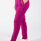 Relaxed Fit Pull On Trousers