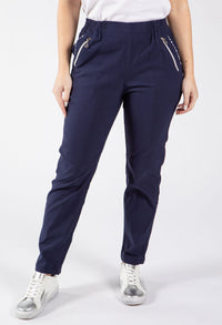 Relaxed Fit Pull On Trousers