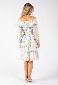 Floral Print Tiered Dress
