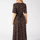 Pretty Polka Dot Midi Dress