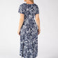 Canon Leaf Print Midi Dress