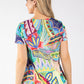 Picasso Abstract Print Top