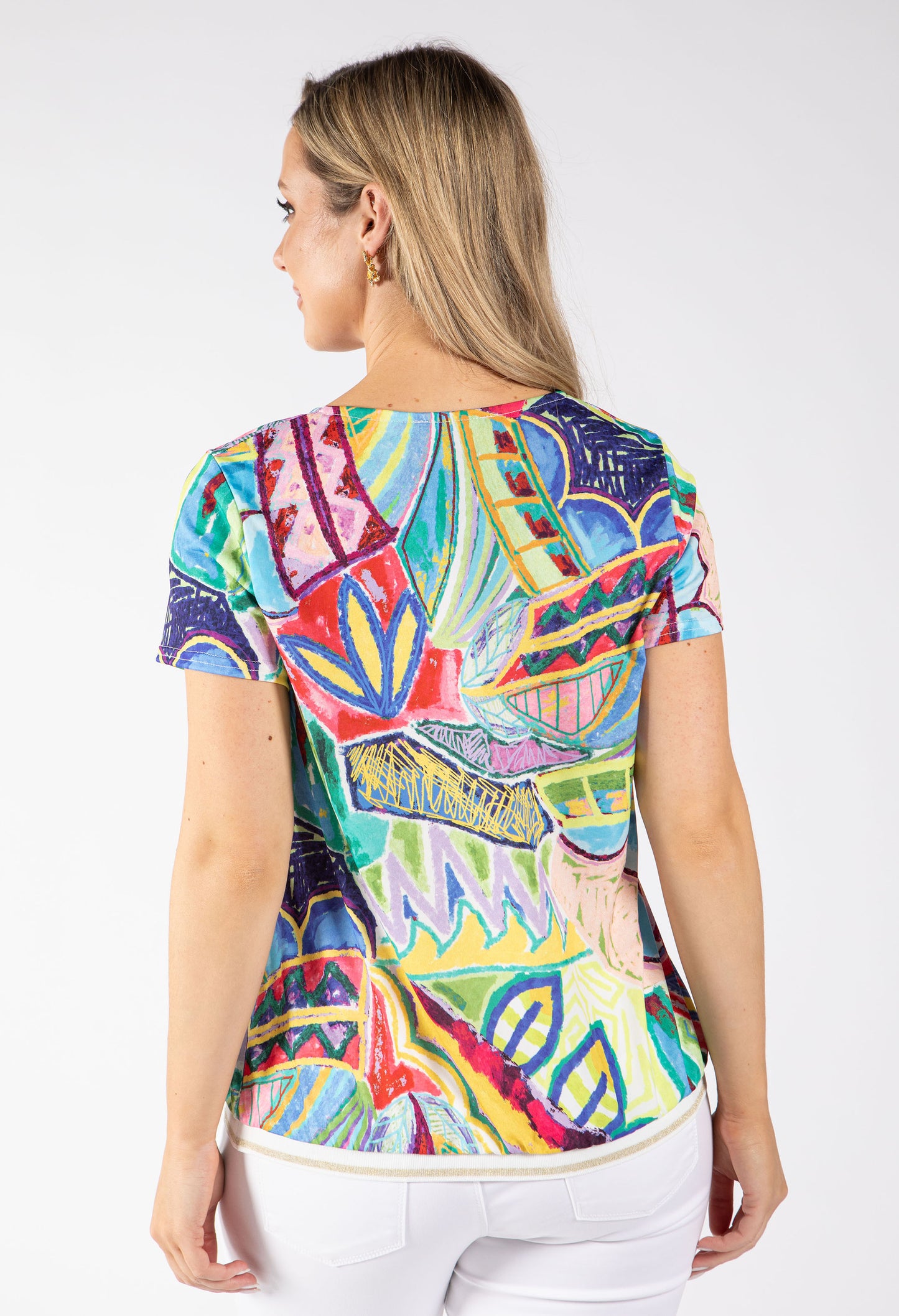Picasso Abstract Print Top