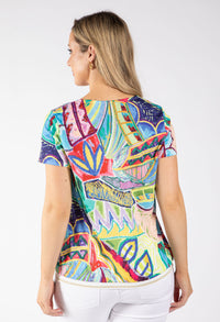 Picasso Abstract Print Top
