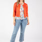Folk Open Faux Leather Jacket