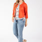 Folk Open Faux Leather Jacket