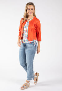 Folk Open Faux Leather Jacket