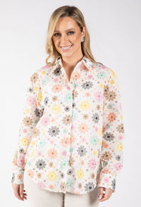 Floral Embroidery Blouse