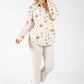 Floral Embroidery Blouse