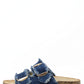 Denim Double Strap Sandal